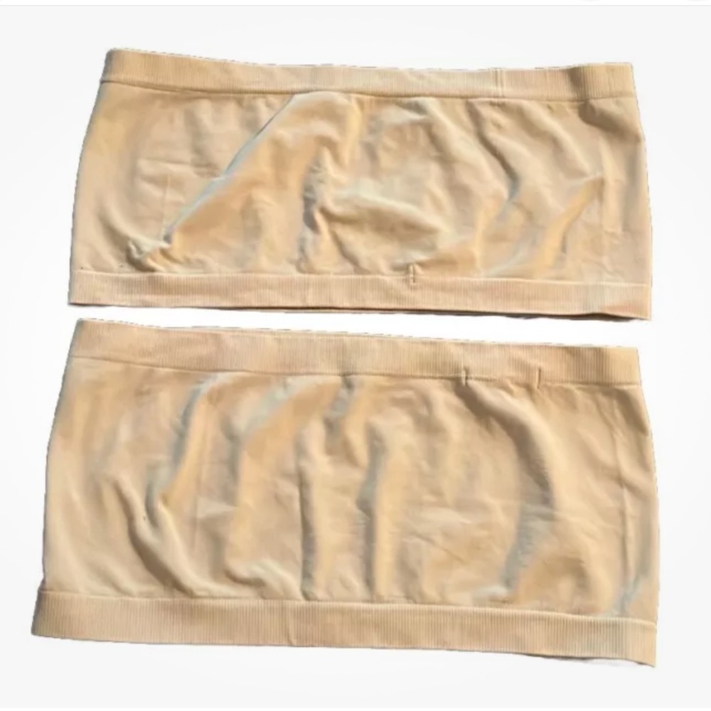Forever 21 Bandeau Bra Tops (2) Stretchy One Size Fits All